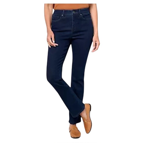 NYDJ - NWT High Rise Billie Mini Bootcut Jean in Highway Sz 4 - Picture 1 of 9